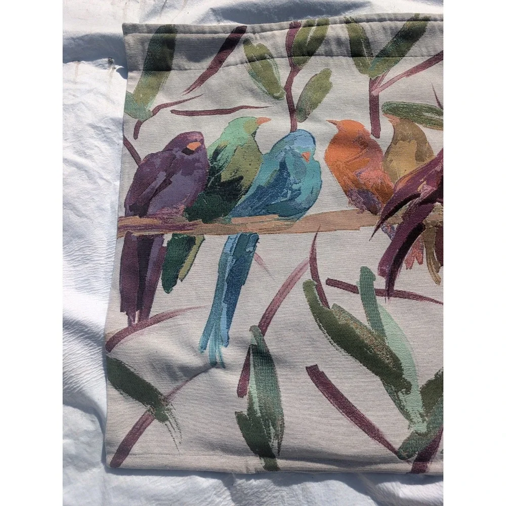 Flocked Together Fine Art Tapestry Modern Jacquard Home Décor 35x35